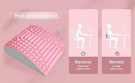 Lumbar Support Back Stretcher Massage Device - WEPIZAZZ - Sleep Galleria