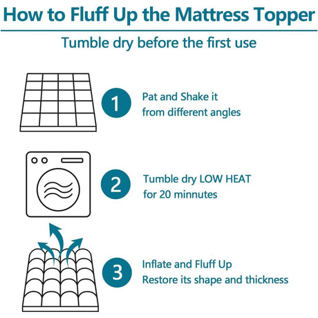 Cooling Quilted Pillow Top Mattress Protector - WQSPRING - Sleep Galleria