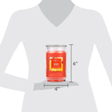 Cranberry Mandarin Scented 20 oz Glass Jar Candle - XMSJ - Sleep Galleria