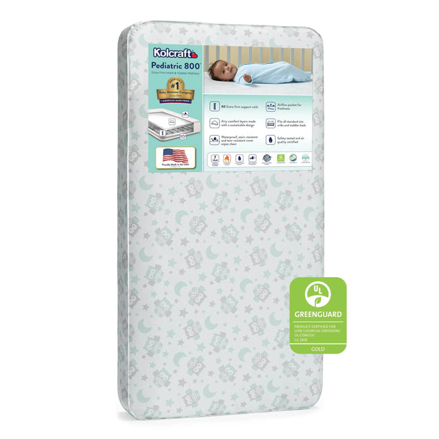 Extra Firm Waterproof Baby Crib Toddler Mattress With Coils - XMSJ - Sleep Galleria
