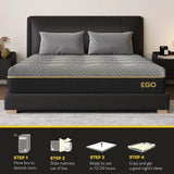 Medium Copper Gel Memory Foam Cooling Mattress 12-Inch - Sleep Galleria