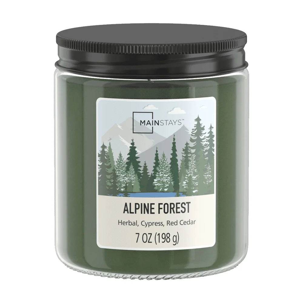 Pack Of 2 Alpine Forest Scented Jar Candles - XMSJ - Sleep Galleria