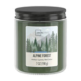 Pack Of 2 Alpine Forest Scented Jar Candles - XMSJ - Sleep Galleria