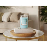 Salted Sea Spray Scented 20oz Decorative Candle - XMSJ - Sleep Galleria