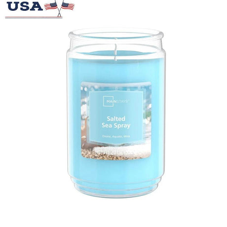 Salted Sea Spray Scented 20oz Decorative Candle - XMSJ - Sleep Galleria