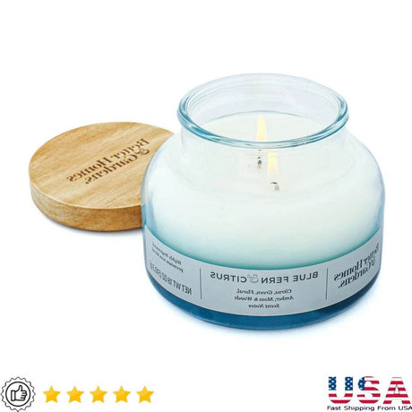 Scented 2 - Wick 18oz Ombre Soy Wax Candle - XMSJ - Sleep Galleria