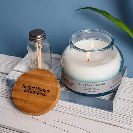 Scented 2 - Wick 18oz Ombre Soy Wax Candle - XMSJ - Sleep Galleria