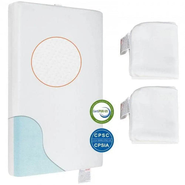 Soft Breathable Gel Memory Foam Crib Mattress With Covers - XMSJ - Sleep Galleria