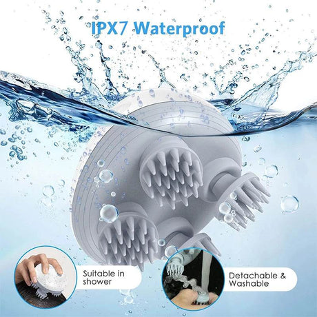 Electric Deep Scalp Massager With Silicone Heads - YOSYO - Sleep Galleria