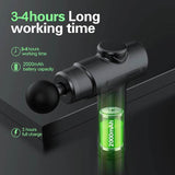 Electric Deep Tissue Massage Gun With 8 Heads - Sleep Galleria