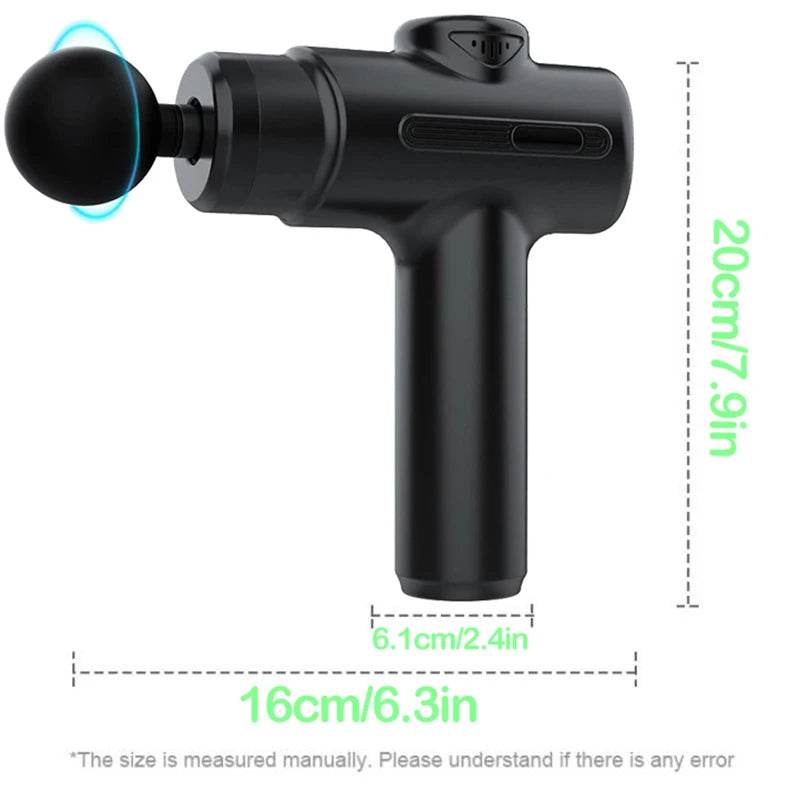 Electric Deep Tissue Massage Gun With 8 Heads - Sleep Galleria