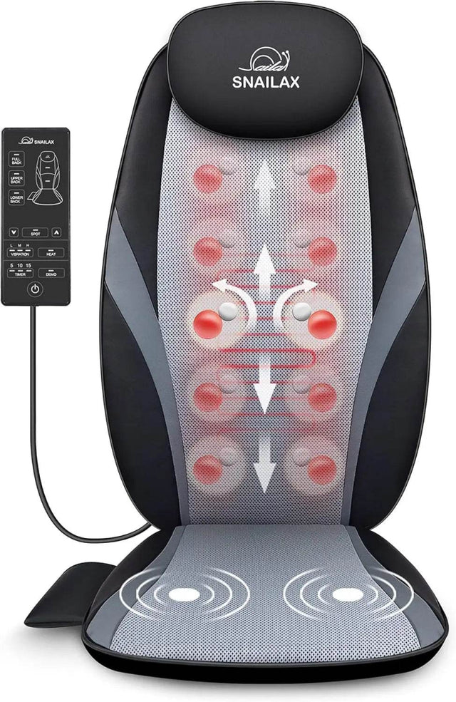 Shiatsu Heat Massage Cushion with Kneading Back Therapy Pad - Ytyin - Sleep Galleria