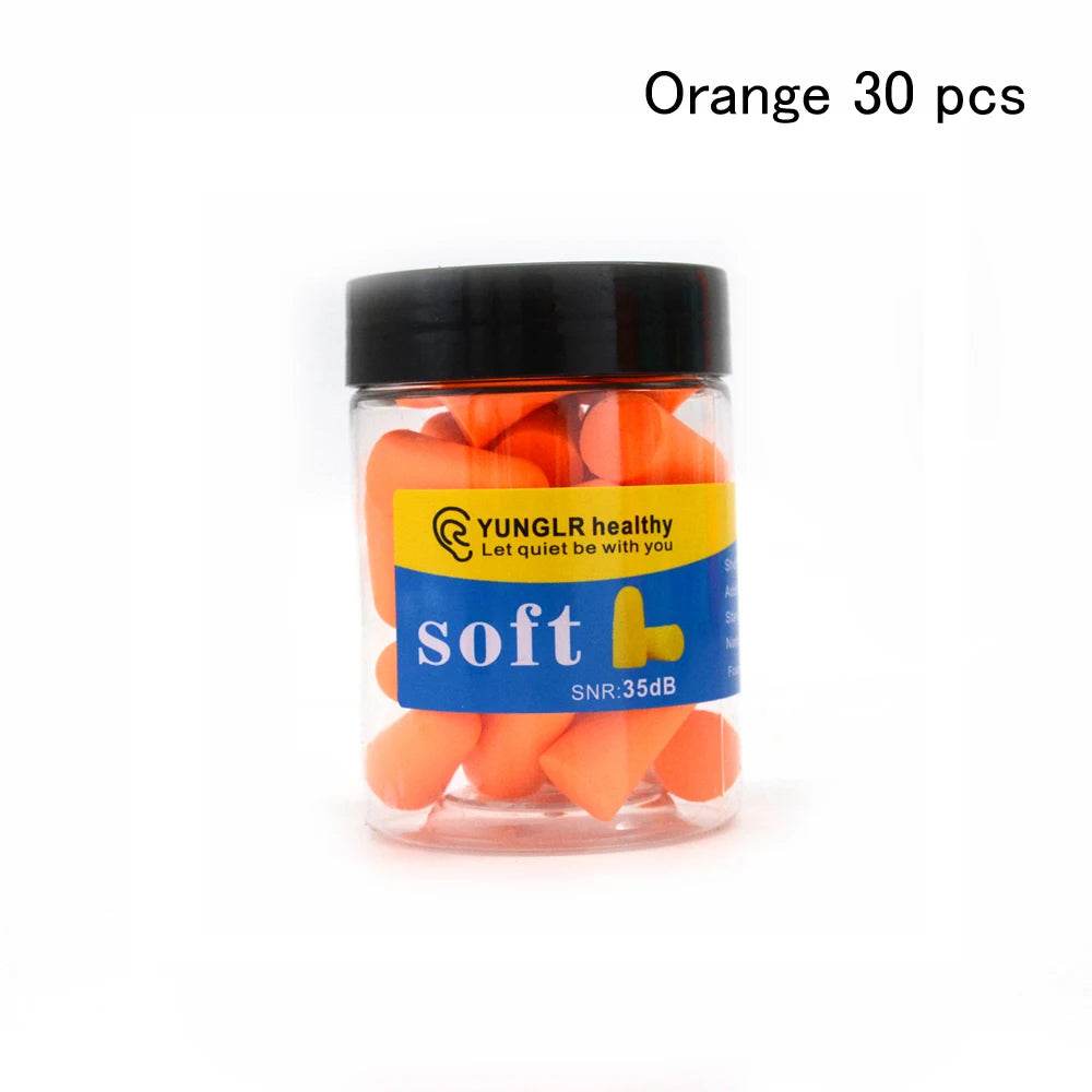 Pack Of 30 Soft Foam Noise Reduction Earplugs - YUNGLR - Sleep Galleria