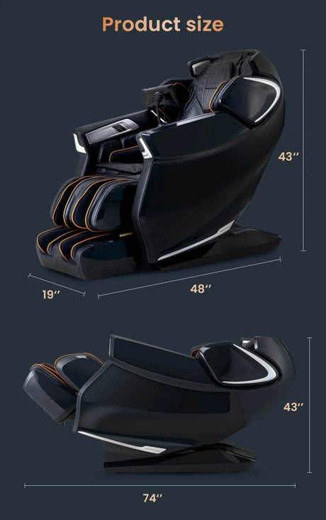 Yutori DawnAir 4D Zero Gravity Heated Massage Chair - Yutori - Sleep Galleria