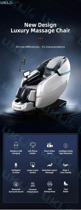 Yutori MistGlow Heat 4D SL - Track AI Voice Massage Chair - Yutori - Sleep Galleria