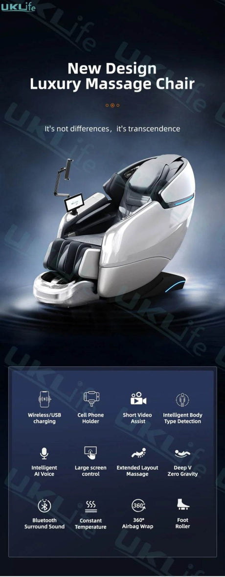 Yutori MistGlow Heat 4D SL - Track AI Voice Massage Chair - Yutori - Sleep Galleria