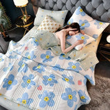 Quilted Spring Summer Quilt Queen Size Soft Comfortable Quilts Machine Washable Single Double Blanket for Bed Comforter 150x200 - zeby - Sleep Galleria