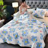 Quilted Spring Summer Quilt Queen Size Soft Comfortable Quilts Machine Washable Single Double Blanket for Bed Comforter 150x200 - zeby - Sleep Galleria
