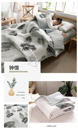 Quilted Spring Summer Quilt Queen Size Soft Comfortable Quilts Machine Washable Single Double Blanket for Bed Comforter 150x200 - zeby - Sleep Galleria