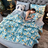 Quilted Spring Summer Quilt Queen Size Soft Comfortable Quilts Machine Washable Single Double Blanket for Bed Comforter 150x200 - zeby - Sleep Galleria