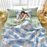 Quilted Spring Summer Quilt Queen Size Soft Comfortable Quilts Machine Washable Single Double Blanket for Bed Comforter 150x200 - zeby - Sleep Galleria