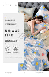 Quilted Spring Summer Quilt Queen Size Soft Comfortable Quilts Machine Washable Single Double Blanket for Bed Comforter 150x200 - zeby - Sleep Galleria