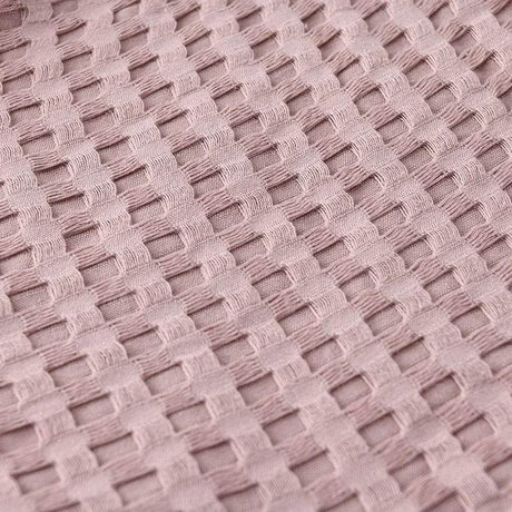 100x150cm Light Green 100% Cotton Waffle Blanket - Sleep Galleria