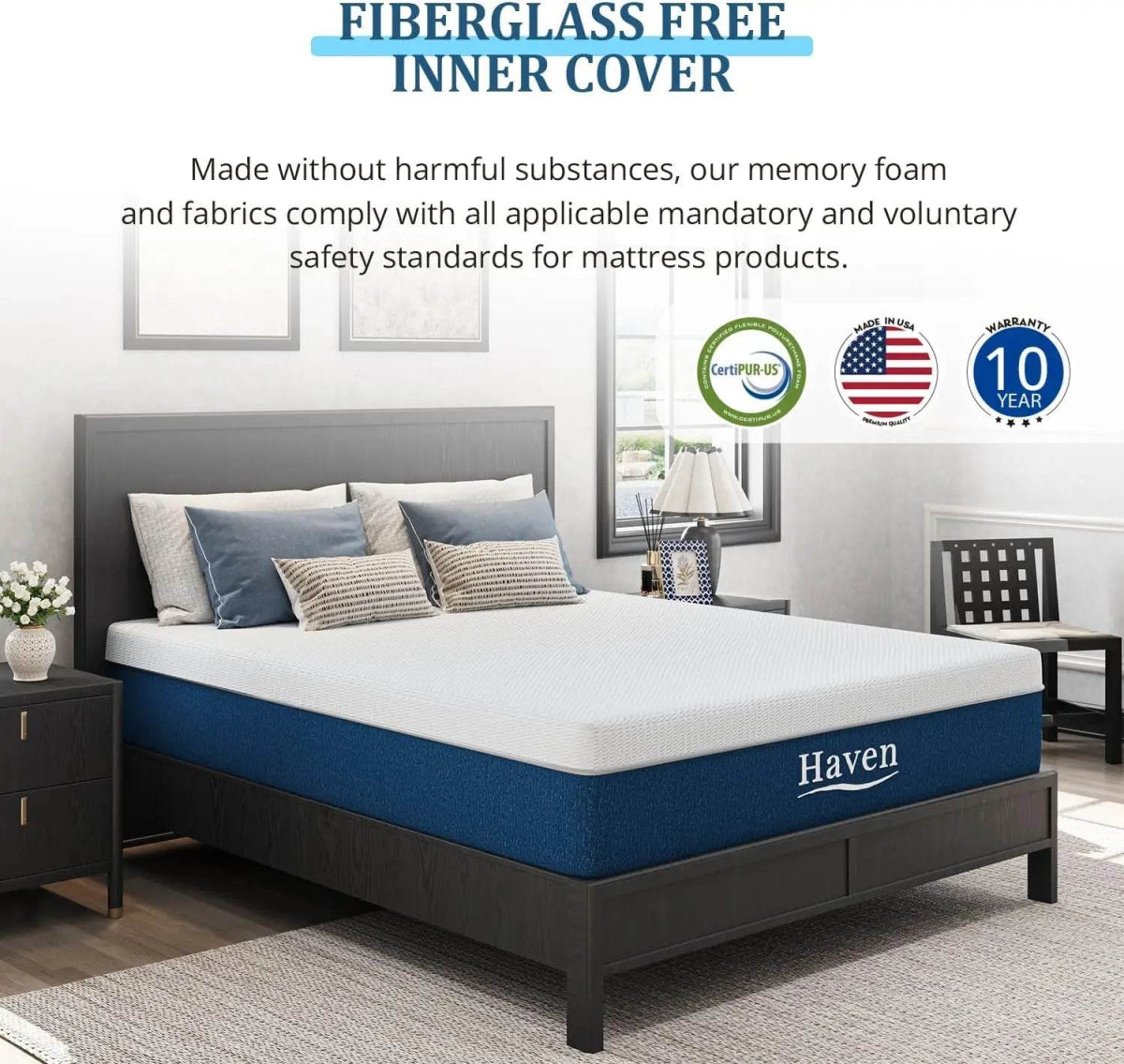 12-Inch Cooling Gel Memory Foam Mattress - Sleep Galleria