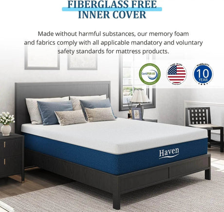 12-Inch Cooling Gel Memory Foam Mattress - Sleep Galleria