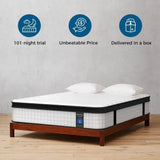 12-Inch Hybrid Cooling Innerspring Mattress - Sleep Galleria