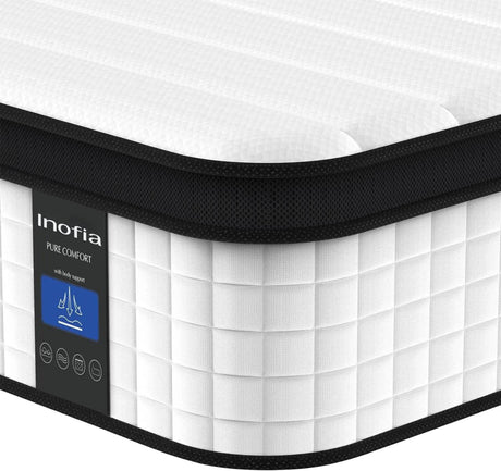 12-Inch Hybrid Cooling Innerspring Mattress - Sleep Galleria