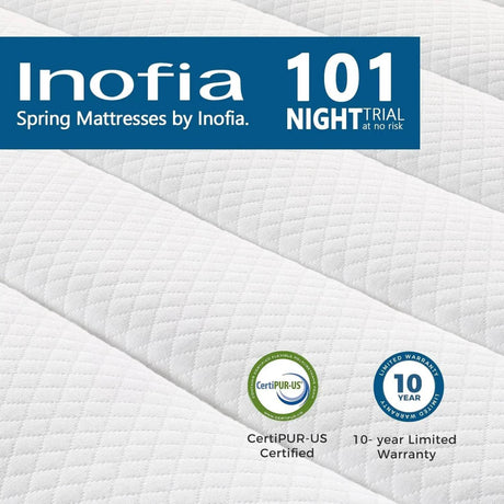 12-Inch Hybrid Cooling Innerspring Mattress - Sleep Galleria