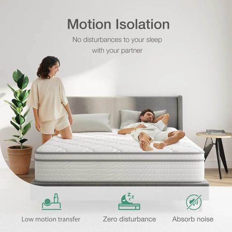 14-Inch Hybrid Queen Mattress - Sleep Galleria