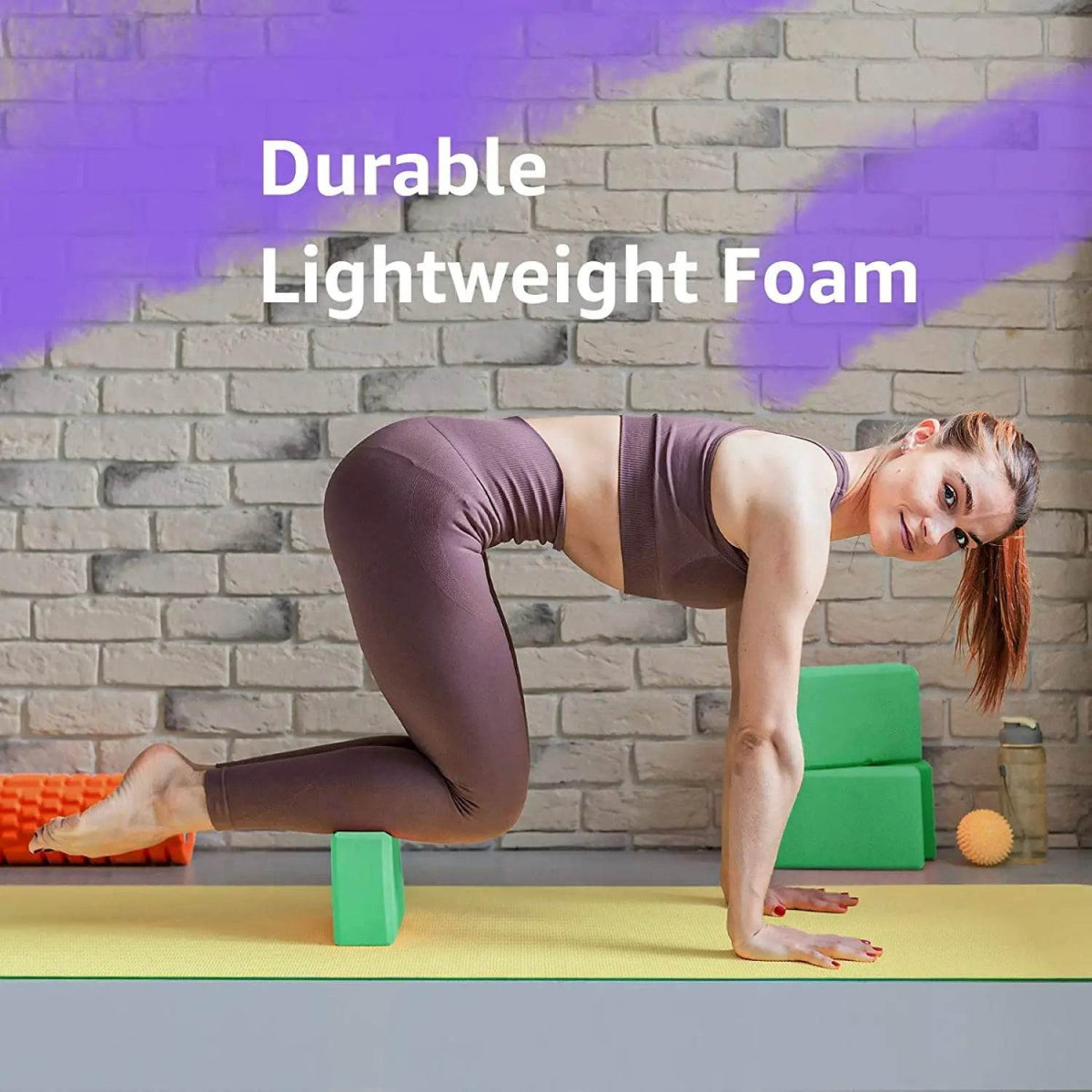 2-Piece EVA Foam Yoga Blocks For Stretching - Sleep Galleria