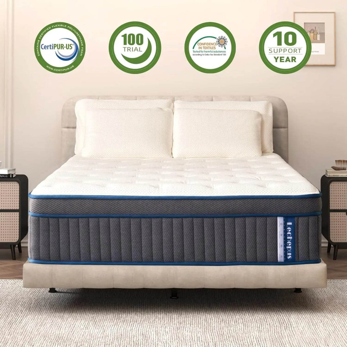 9-Inch Cooling Gel Memory Foam Mattress - Sleep Galleria