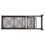 Adjustable 5-Position PE Rattan Outdoor Lounge Chair - Sleep Galleria