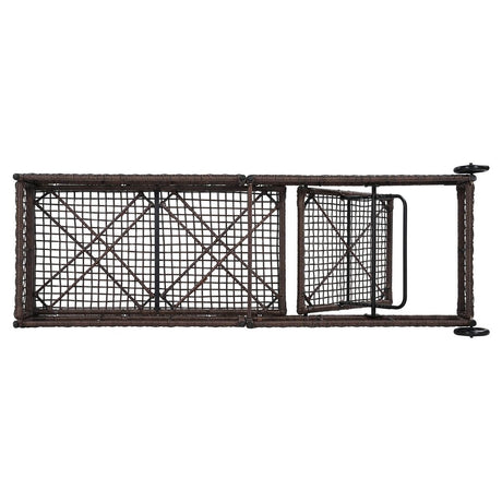 Adjustable 5 - Position PE Rattan Outdoor Lounge Chair - Zenvia - Sleep Galleria