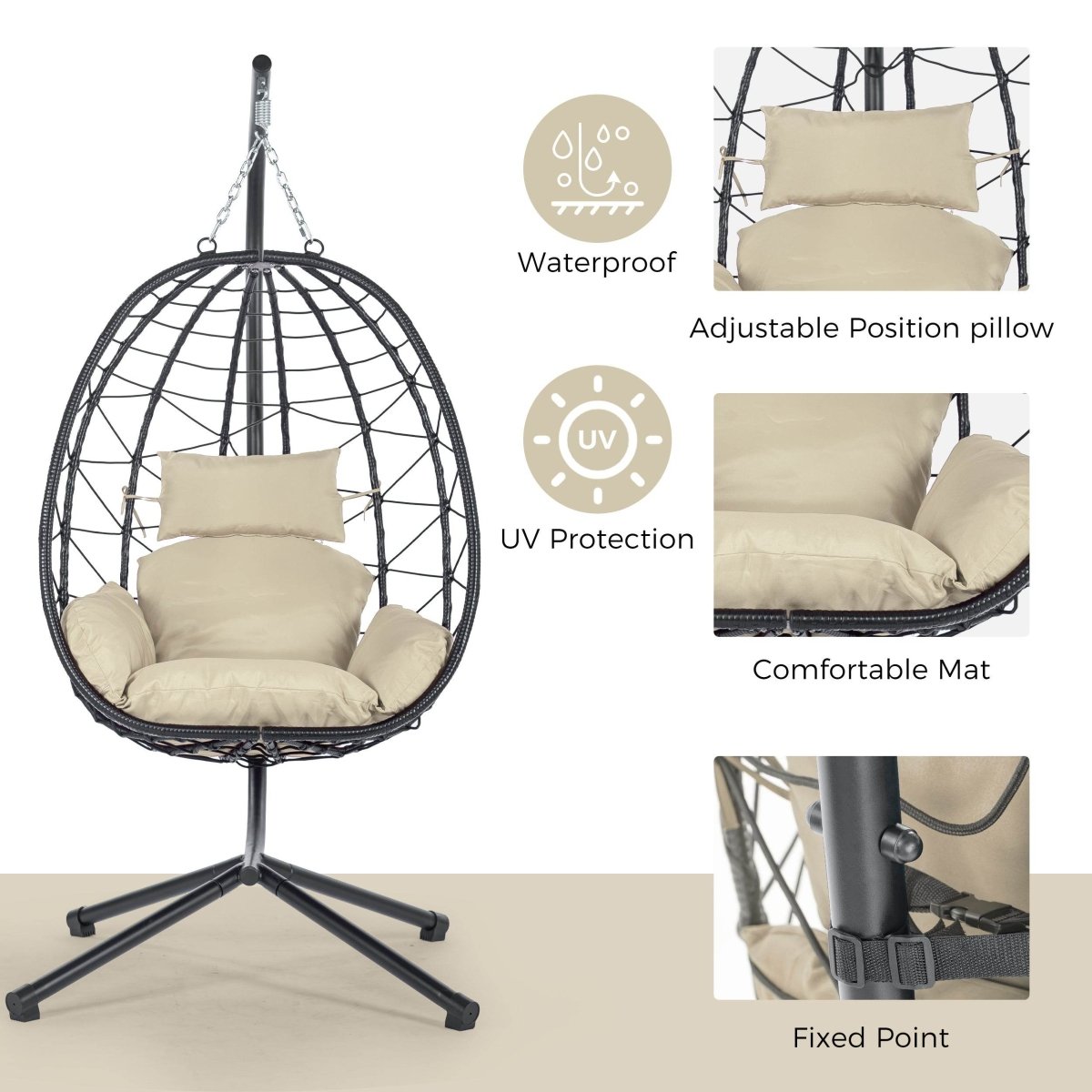 All-Weather Outdoor Rattan Sectional Set - Sleep Galleria