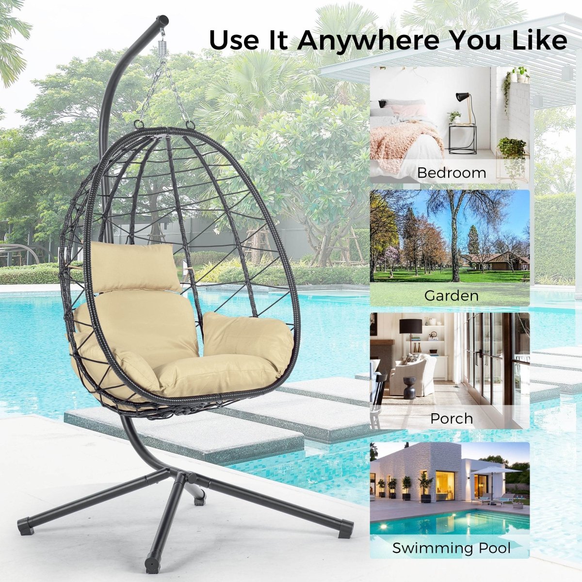 All-Weather Outdoor Rattan Sectional Set - Sleep Galleria