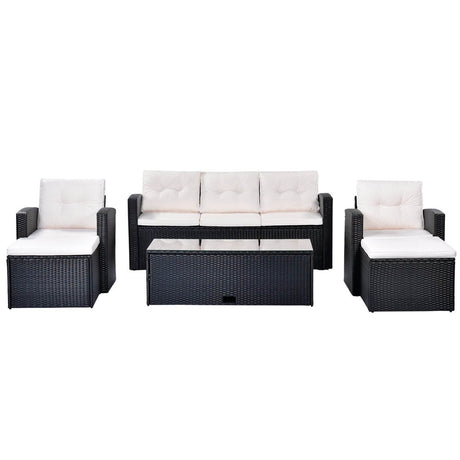 All-Weather Wicker Outdoor Patio Seating Set - Sleep Galleria