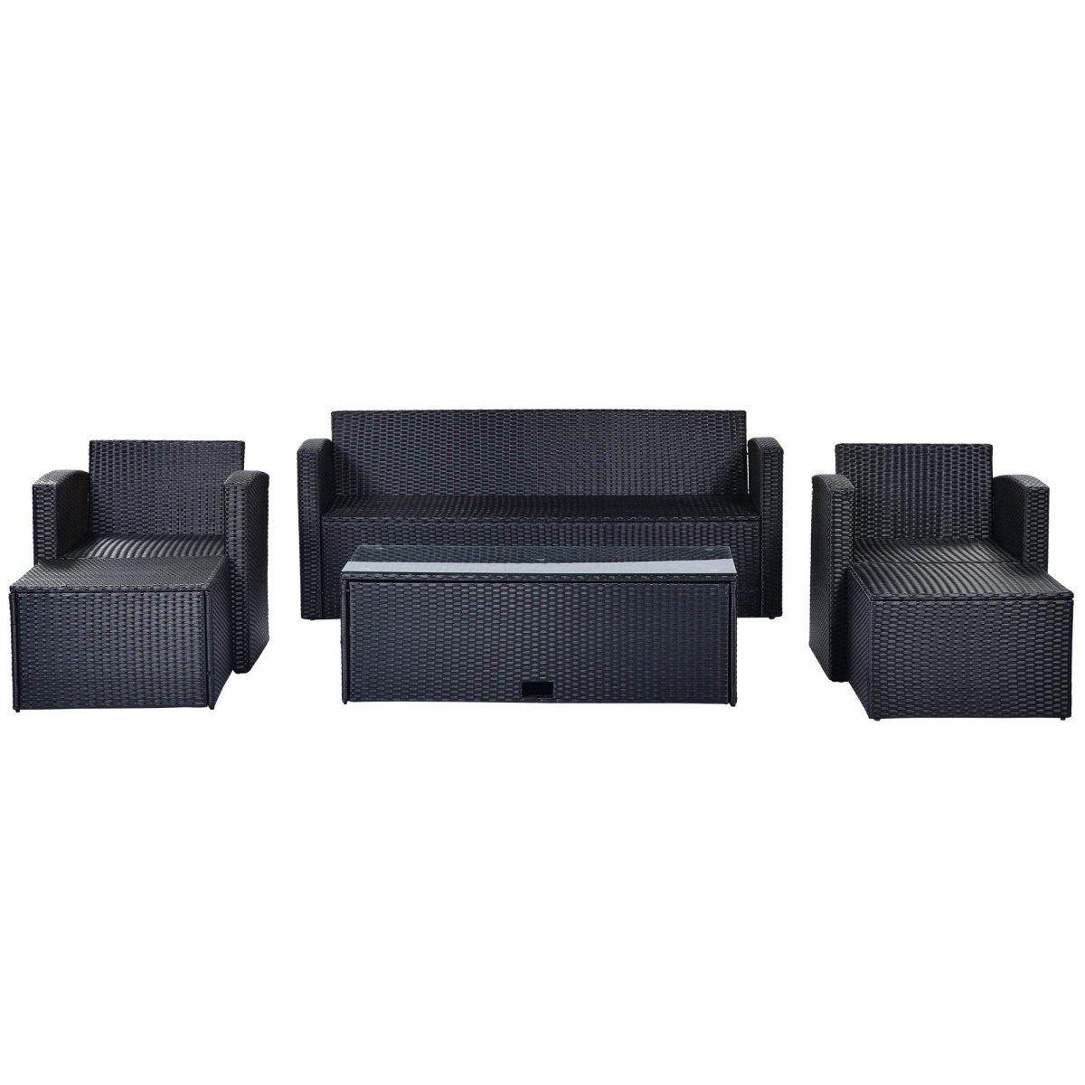 All-Weather Wicker Outdoor Patio Seating Set - Sleep Galleria