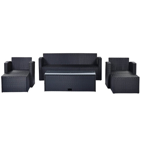 All-Weather Wicker Outdoor Patio Seating Set - Sleep Galleria