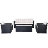 All-Weather Wicker Outdoor Patio Seating Set - Sleep Galleria