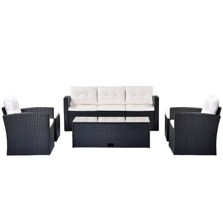 All-Weather Wicker Outdoor Patio Seating Set - Sleep Galleria
