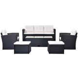 All-Weather Wicker Outdoor Patio Seating Set - Sleep Galleria
