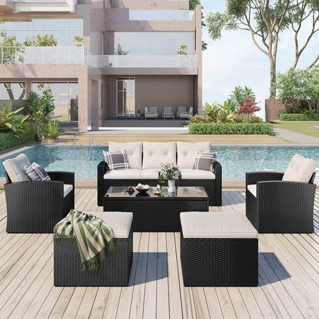 All-Weather Wicker Outdoor Patio Seating Set - Sleep Galleria