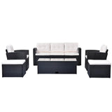 All-Weather Wicker Outdoor Patio Seating Set - Sleep Galleria