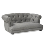 Chesterfield Plush Foam Upholstered Dog Sofa Bed - Sleep Galleria