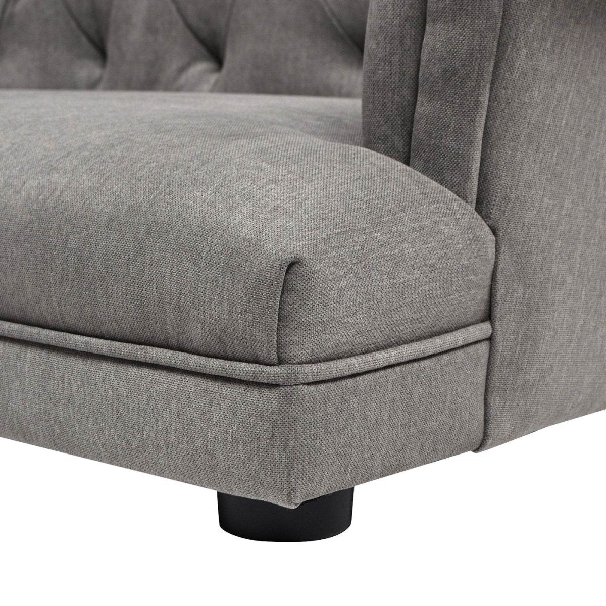 Chesterfield Plush Foam Upholstered Dog Sofa Bed - Sleep Galleria