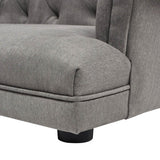 Chesterfield Plush Foam Upholstered Dog Sofa Bed - Sleep Galleria